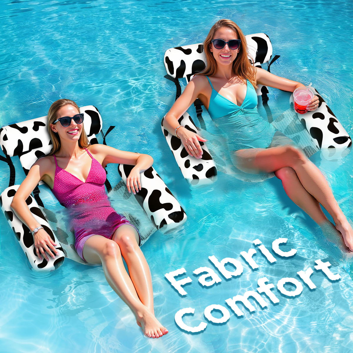 Pool Floats Chairs Adult-Cow – iPlay iLearn Toys
