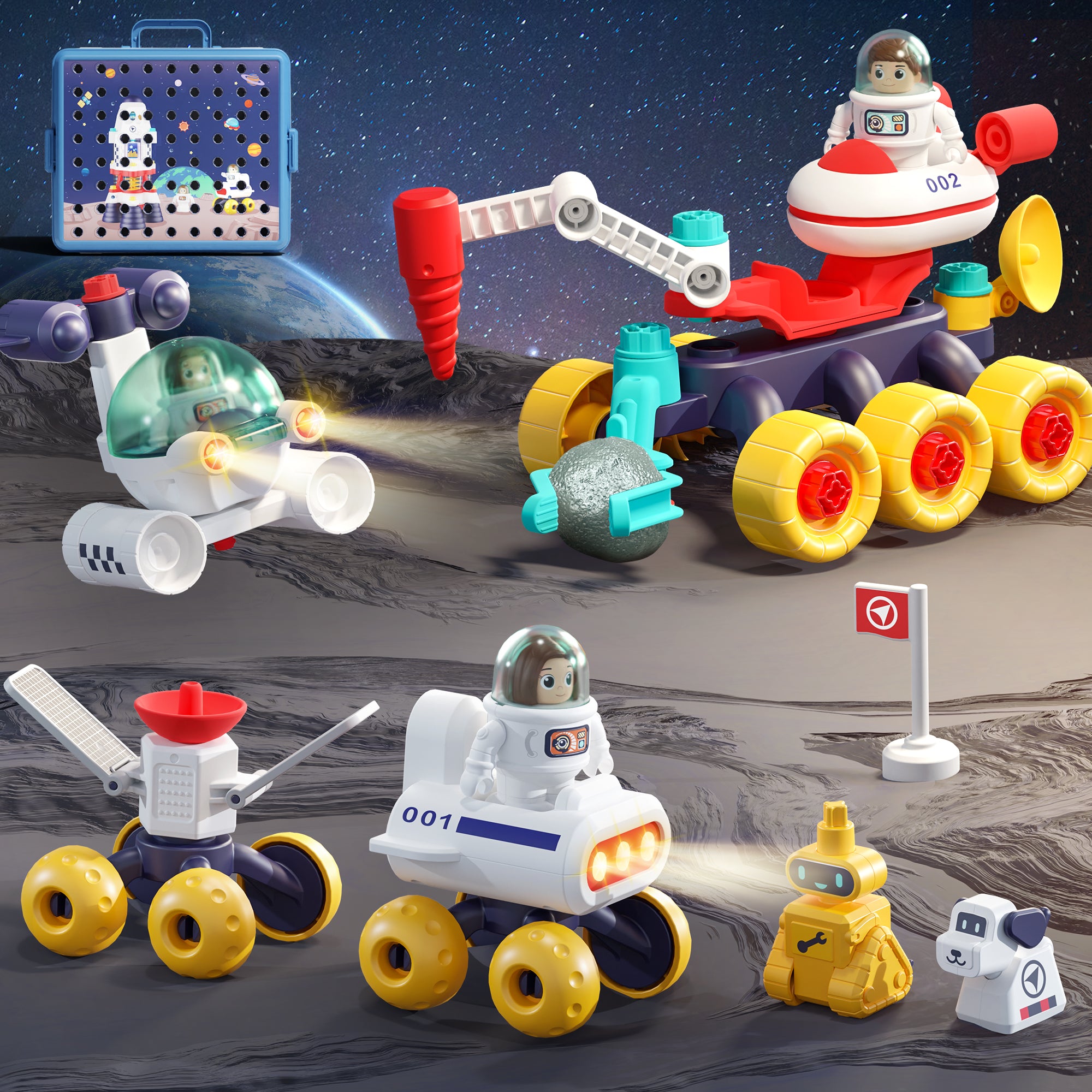 Space Toys Spaceship for Kids – iPlay iLearn Toys