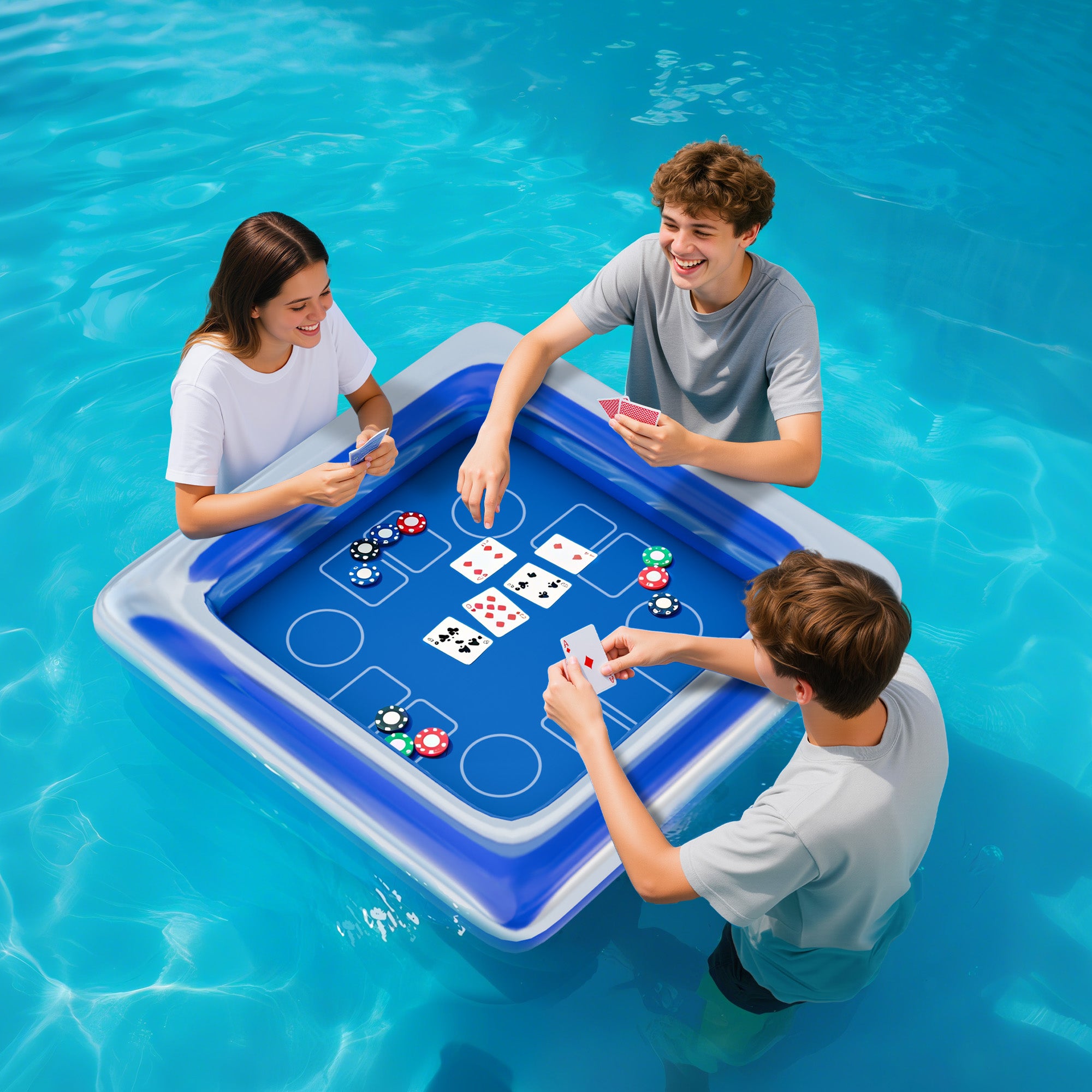 Pool Puzzle Pool Puzzle Splash - Inflatable Pool Puzzle – iPlay iLearn Toys
