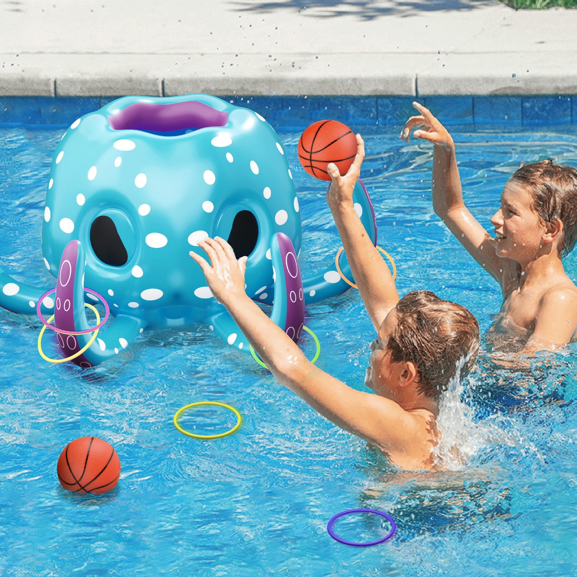 Pool Animals Yard Pals Water Pool Toys for kids – iPlay iLearn Toys