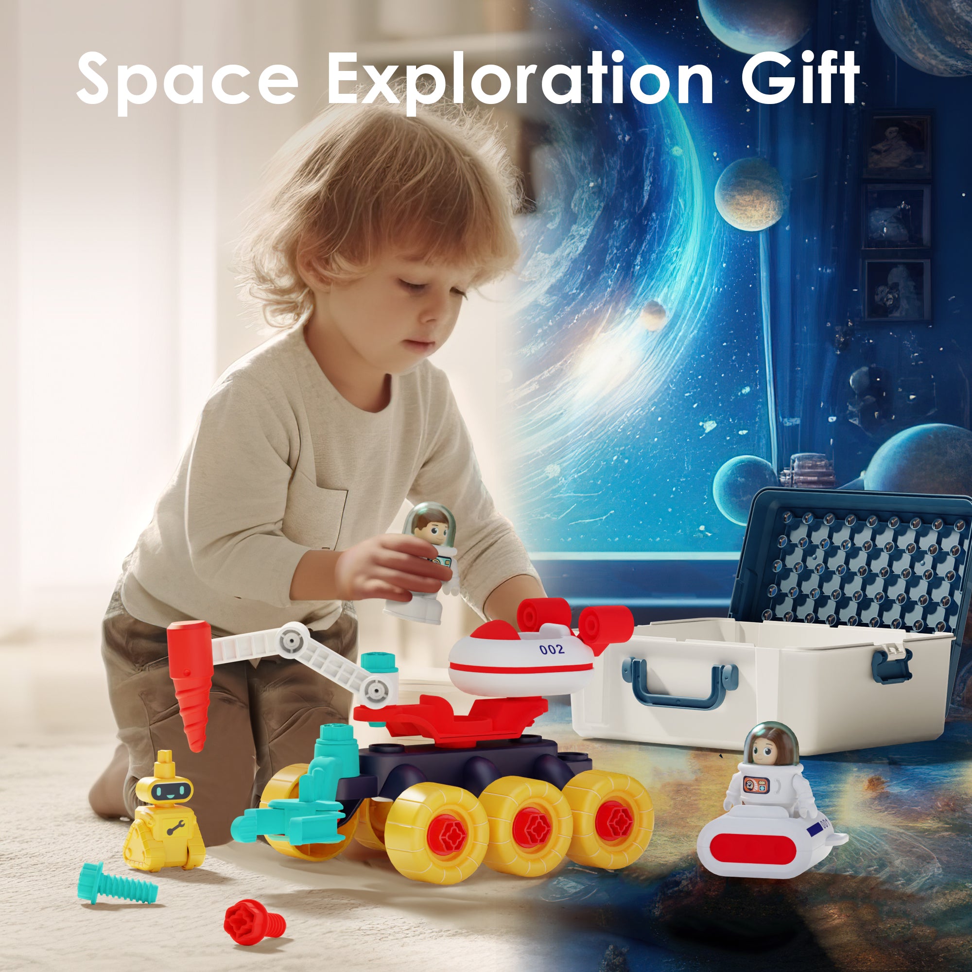 Space Toys Spaceship for Kids – iPlay iLearn Toys