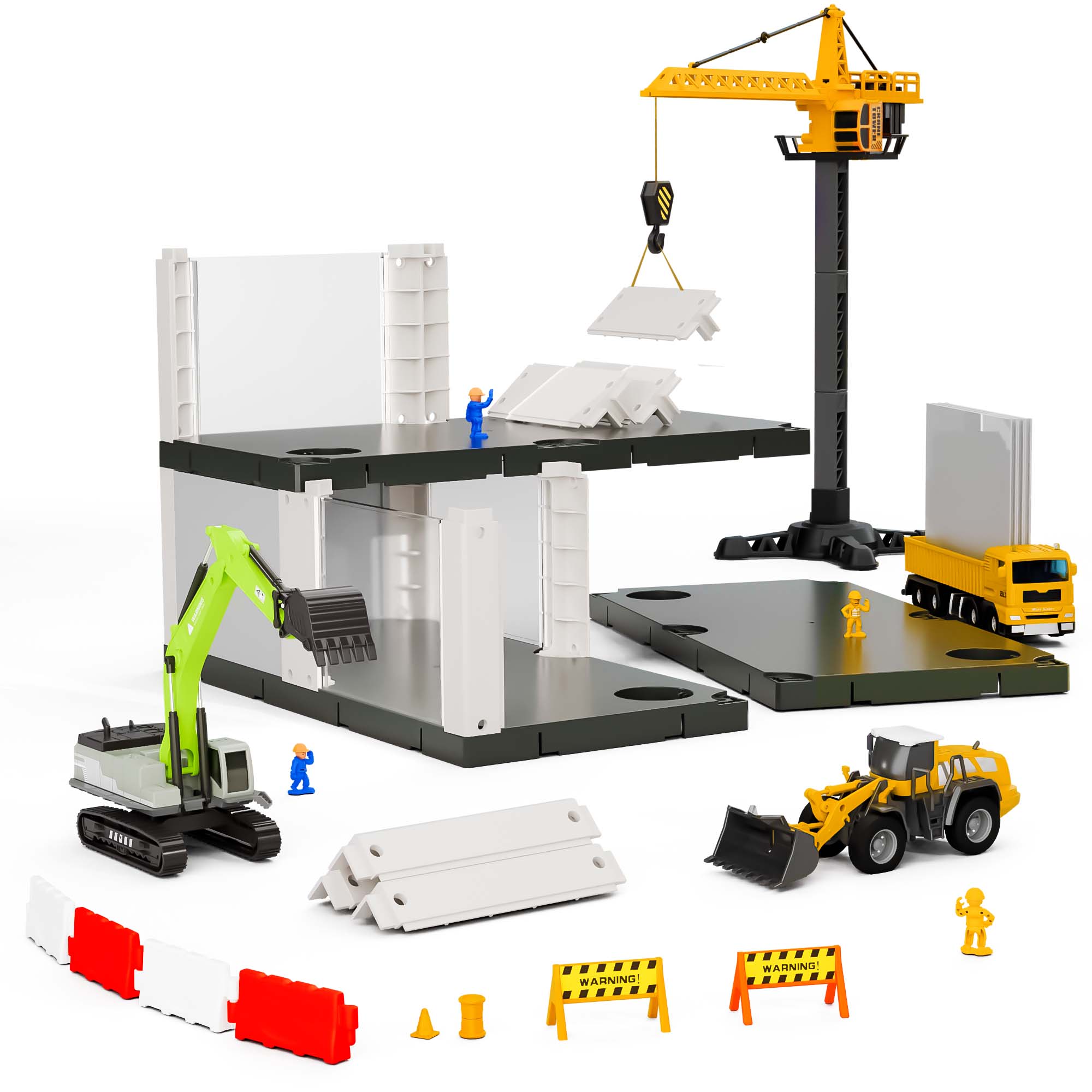Constructor Building Kit Construction Building Scene Toy, Kids Learning Educational STEM Engine ...