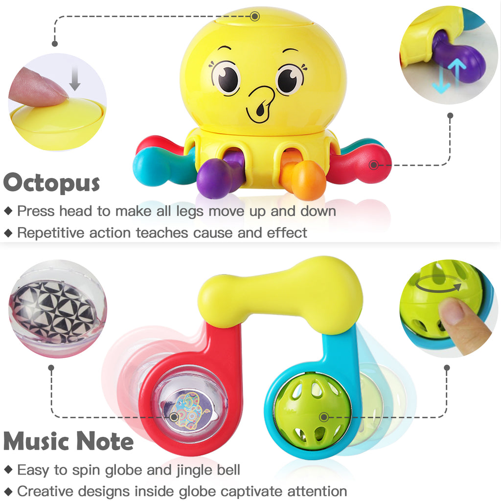 10pcs Baby Rattle Toys Early Educational Toys
