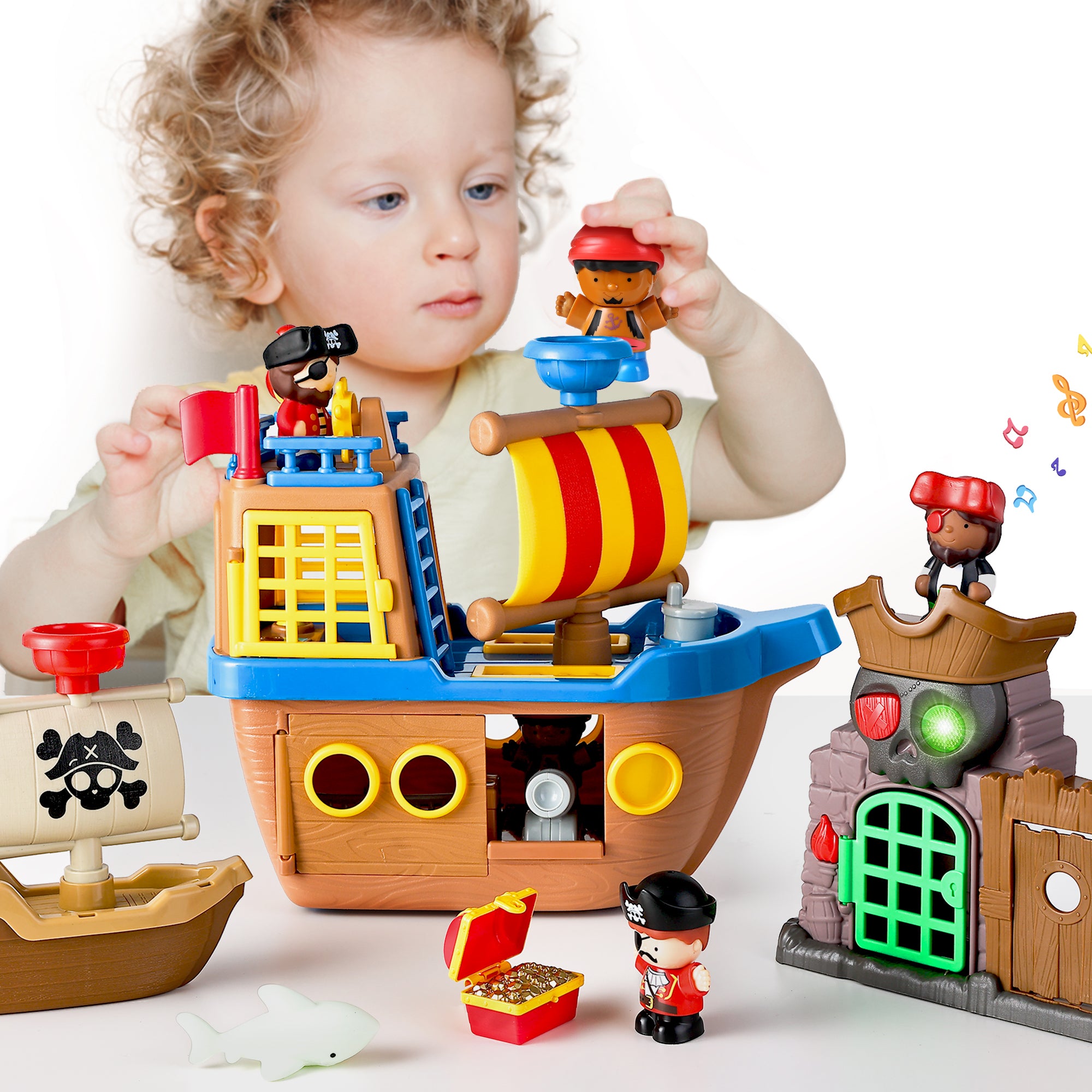 Pirate Adventure Best Pirate Ship Toy Pirate Ship, Mini