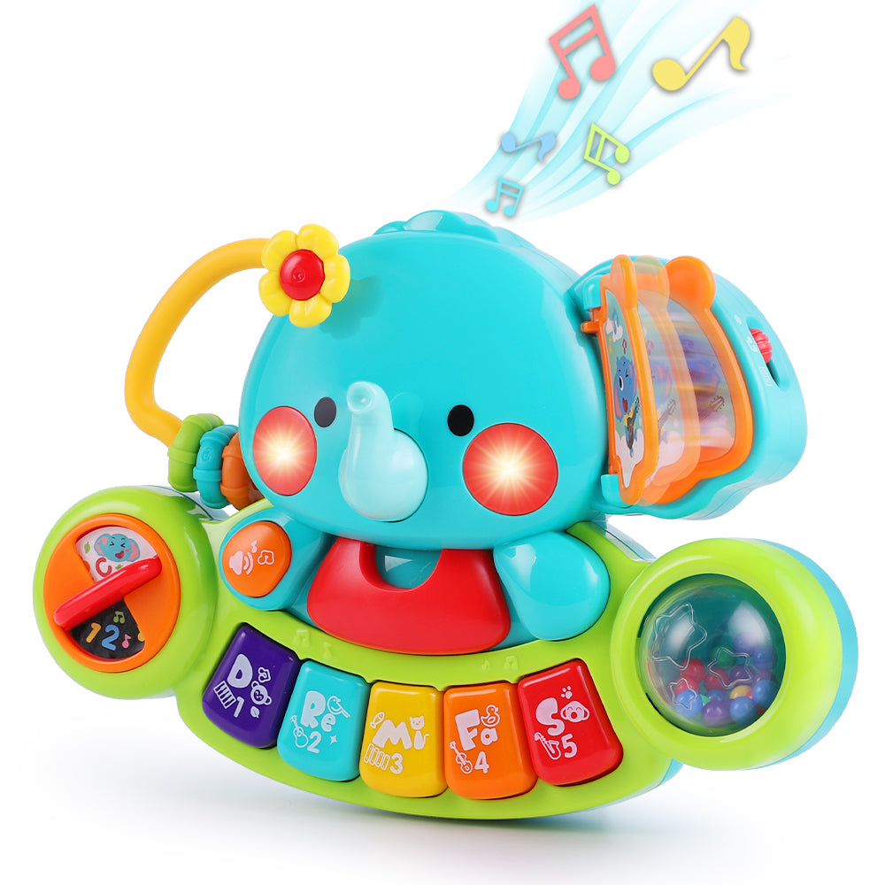 Baby Musical Elephant Toys Electronic Piano Keyboard