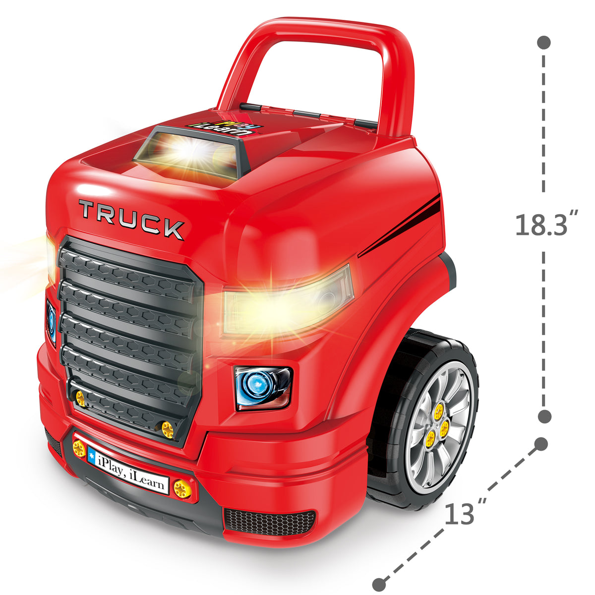 Large Truck Engine Toy, Kids Engineering Mechanic Toy – iPlay iLearn Toys