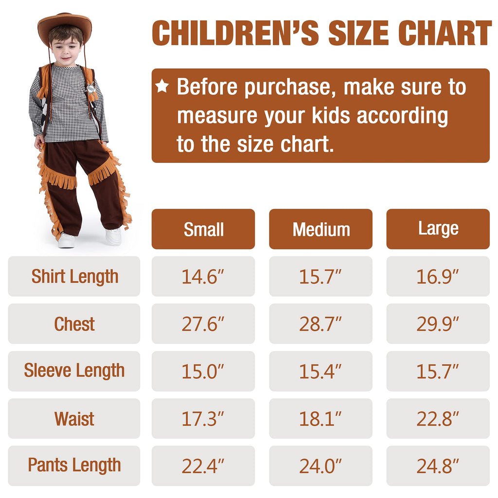 Cowboy Costume Boy Dress Up Clothes Role Play OutfitCowboy Costume Boy Dress Up Clothes Role Play Outfit
