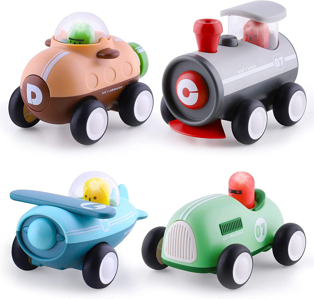 Infant Inertia Vehicles Baby Electronic Friction Powered Vehicle Car Toy Set